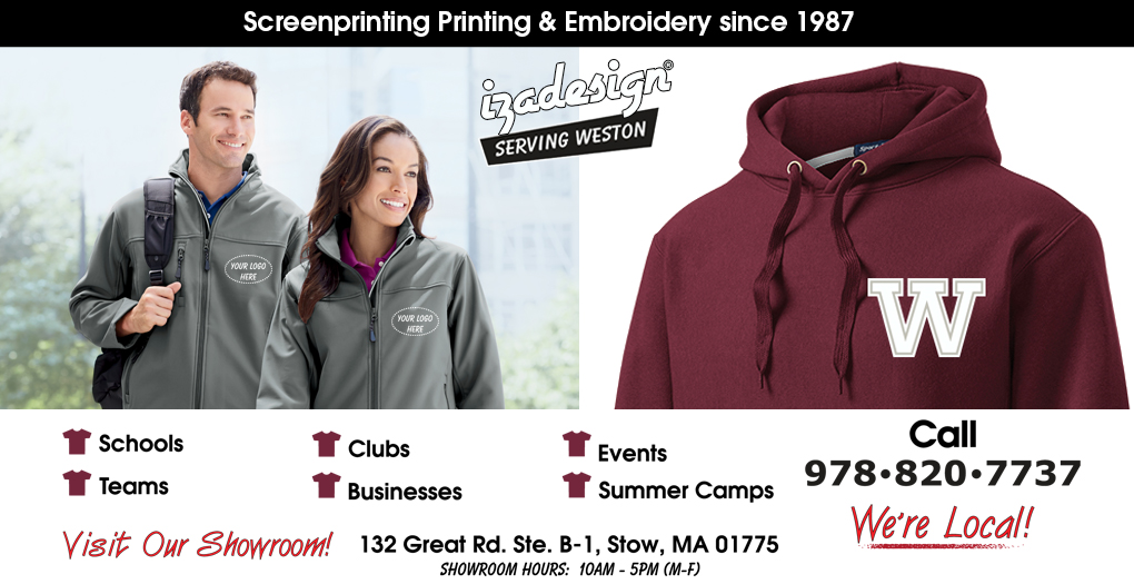 IZA Design Screen Printing and Embroidery in Weston, MA