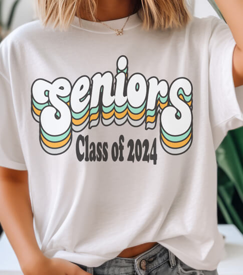 Seniors Class of 2024 Sweatpants Graduation Gifts Logo 