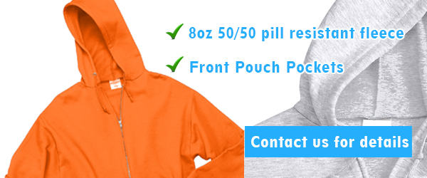 Zip Hooded Sweatshirt - Pill Resistant 993M